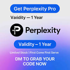 Perplexity Pro - Recherche IA (1 Mois)